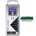 Picture of Private Reserve Ink Cartridge Sherwood Green 12 Pack