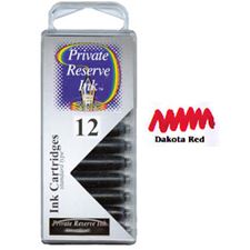 Picture of Private Reserve Ink Cartridge Dakota Red 12 Pack