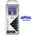 Picture of Private Reserve Ink Cartridge Tropical Blue 12 Pack