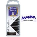 Picture of Private Reserve Ink Cartridge Electric DC Blue 12 Pack