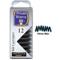 Picture of Private Reserve Ink Cartridge Ebony Blue 12 Pack