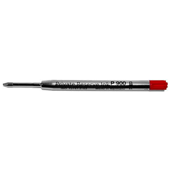 Parker Style Red Broad Ballpoint Refill P900 by Private Reserve 12 PackMontgomery Pens