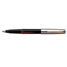 Picture of Parker Frontier Black Red Gold Trim Rollerball