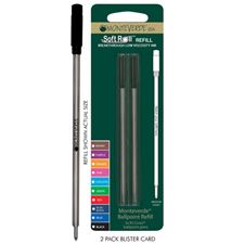 Picture of Monteverde Soft Roll Ballpoint Refill to Fit Cross Pens Medium Red Pack of 6
