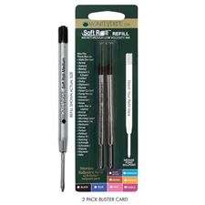 Picture of Monteverde Soft Roll Ballpoint Refill to Fit Parker Pens Medium Blue Pack of 6