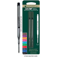 Picture of Monteverde Soft Roll Ballpoint Refill to Fit Sheaffer Pens Medium Brown Pack of 6