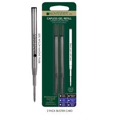 Picture of Monteverde Capless Gel Refill to Fit Sheaffer Ballpoint Pens Fine Black Pack of 6