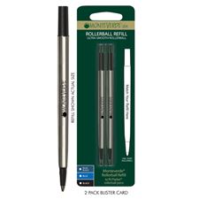 Picture of Monteverde Rollerball Refill to Fit Parker Rollerball Pens Fine Blue-Black Pack of 4