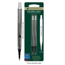 Picture of Monteverde Rollerball Refill to Fit Sheaffer Rollerball Pens Fine Black Pack of 4