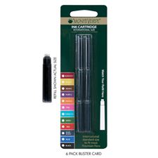 Picture of Monteverde International Ink Cartridges For Most Fountain Pens Blue Pack of 100