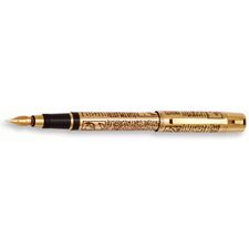 Picture of Aurora Leonardo Da Vinci Limited Edition All Vermeil Fountain Pen