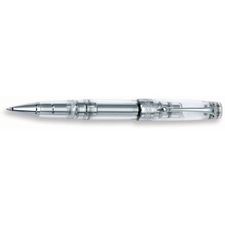 Picture of Aurora Optima Demonstrator Chrome Trims Rollerball Pen