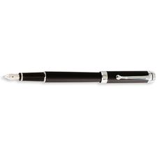 Picture of Aurora Talentum Rubber Black Rubberized Soft Touch Finesse Fountain Pen