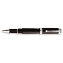 Picture of Aurora Talentum Rubber Black Rubberized Soft Touch Finesse Rollerball Pen