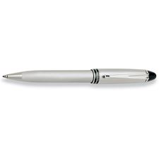 Picture of Aurora Ipsilon Chrome Cap and Barrel Satin Finish Ballpoint Pen