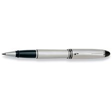 Picture of Aurora Ipsilon Chrome Cap and Barrel Satin Finish Rollerball Pen