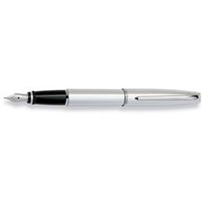 Picture of Aurora Style Shiny Chrome Barrel and Cap Fountain Pen