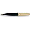 Picture of Aurora Style Black Barrel Gold Cap Ballpoint Pen
