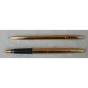Picture of Sheaffer 727 Gold Plated Fountain Pen and Ballpoint Set