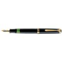 Picture of Pelikan Souveran M600 Black Fountain Pen Very Broad Nib