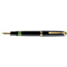 Picture of Pelikan Souveran M600 Black Fountain Pen Very Broad Nib