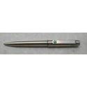 Picture of Parker 25 Stainless Steel Green Logo Cap Activated Ballpoint Pen
