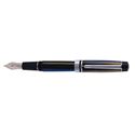 Picture of Monteverde Prima Blue Stripe Fountain Pen - Broad Nib