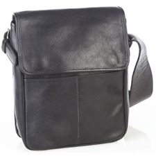 Picture of Aston Leather Small Black Convertible Shoulder Bag