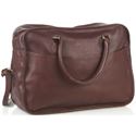 Picture of Aston Leather Overnight Carry-On Bag Brown