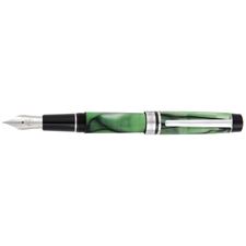 Picture of Monteverde Prima Green Swirl Fountain Pen - Medium Nib