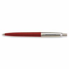 Picture of Parker Jotter Made in USA Red Ballpoint Pen with Brass Thread