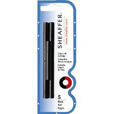 Picture of Sheaffer Skrip Fountain Pen Ink Cartridges Black Blister Pack of 5