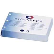 Picture of Sheaffer Skrip Fountain Pen Ink Cartridges Blue Boxed Pack of 6
