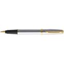 Picture of Sheaffer Prelude Brushed Chrome Plate 22K Gold Plate Trim Roller Ball Pen