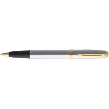 Picture of Sheaffer Prelude Brushed Chrome Plate 22K Gold Plate Trim Roller Ball Pen