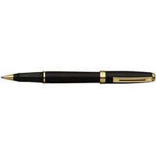 Picture of Sheaffer Prelude Black Matte 22K Gold Plate Trim Rollerball Pen