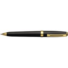 Picture of Sheaffer Prelude Black Matte 22K Gold Plate Trim Ballpoint Pen