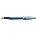 Picture of Sheaffer Prelude Blue Shimmer Nickle Plate Trim Fountain Pen Broad Nib