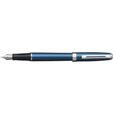 Picture of Sheaffer Prelude Blue Shimmer Nickle Plate Trim Fountain Pen Broad Nib