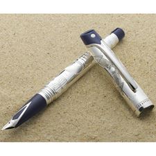Picture of Sheaffer Stars of Egypt Limited Edition Sterling Silver Fountain Pen Medium