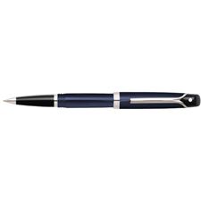 Picture of Sheaffer Valor Glossy Blue Palladium Plate Trim Rollerball Pen Slim