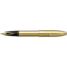 Picture of Sheaffer Legacy Heritage Brushed 22K Gold Plate 22K Gold Trim Fountain Pen Medium Nib