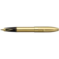 Picture of Sheaffer Legacy Heritage Brushed 22K Gold Plate 22K Gold Trim Fountain Pen Fine Nib