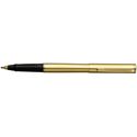 Picture of Sheaffer Agio Angle Brushed 22K Gold 22K Gold Plate Trim Fountain Pen Medium Nib