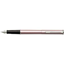 Picture of Sheaffer Agio Frosted Pink Nickel Plate Trim Fountain Pen Medium Nib