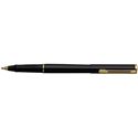 Picture of Sheaffer Agio Black Lacquer 22K Gold Plate Trim Rollerball Pen Slim