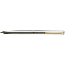 Picture of Sheaffer Agio Brushed Chrome Plate 22K Gold Plate Trim Ballpoint Pen