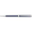 Picture of Sheaffer Intensity Ultramarine Striped Barrel Cap Chrome Plate Trim Ballpoint Pen