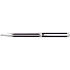 Picture of Sheaffer Intensity Deep Violet Striped Barrel Cap Chrome Plate Trim Ballpoint Pen