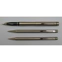 Picture of Sheaffer Targa 1001 Stainless Steel Fountain Pen Extra Fine Ballpoint and 0.9 Pencil